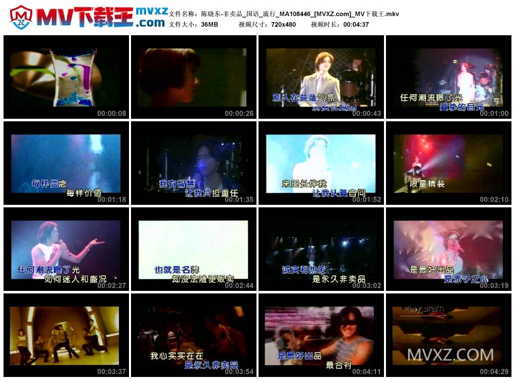 陈晓东-非卖品_国语_流行_MA108446